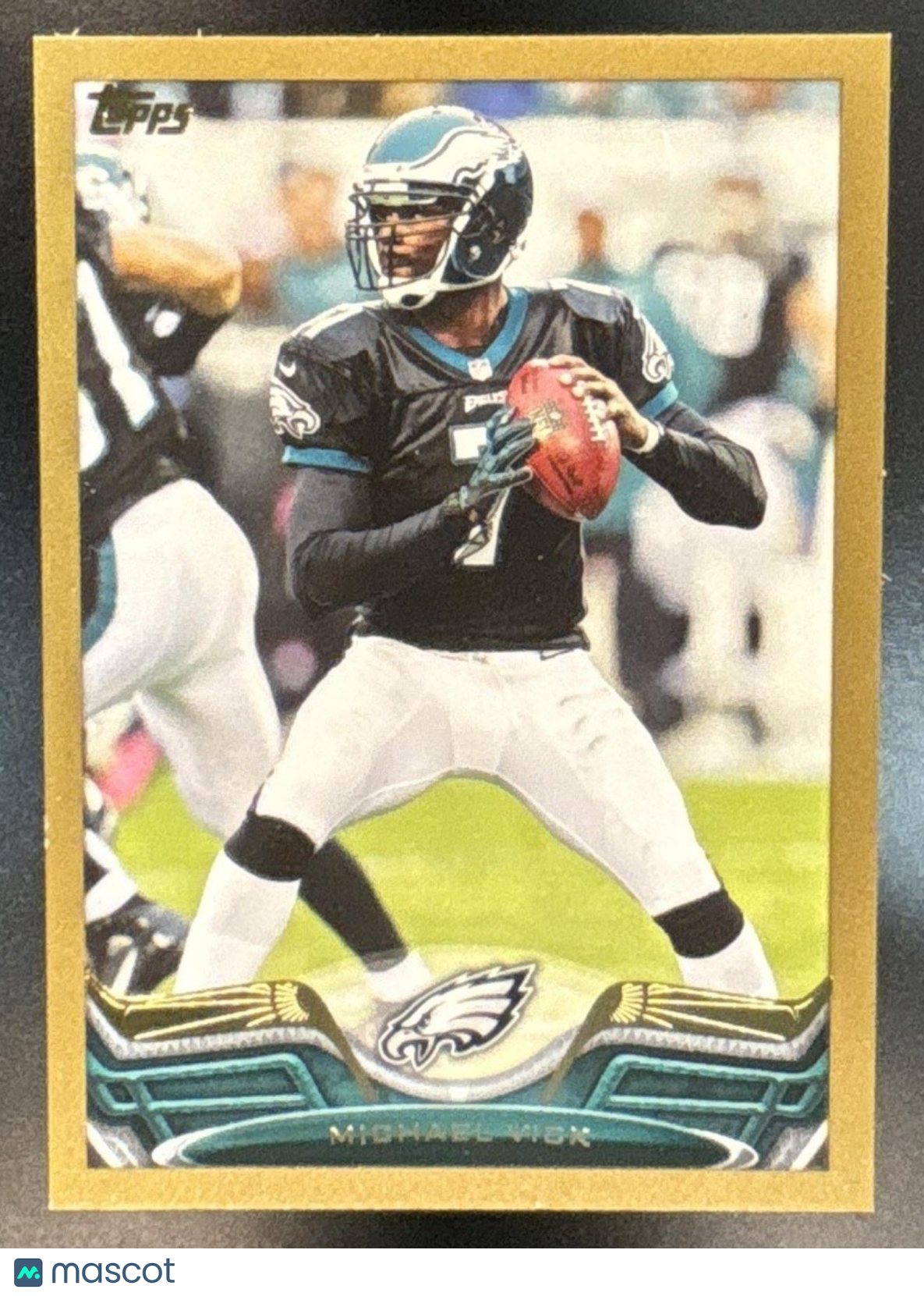 rare football cards 2013 2013 Topps Michael Vick Gold /2013 #76 Philadelphia