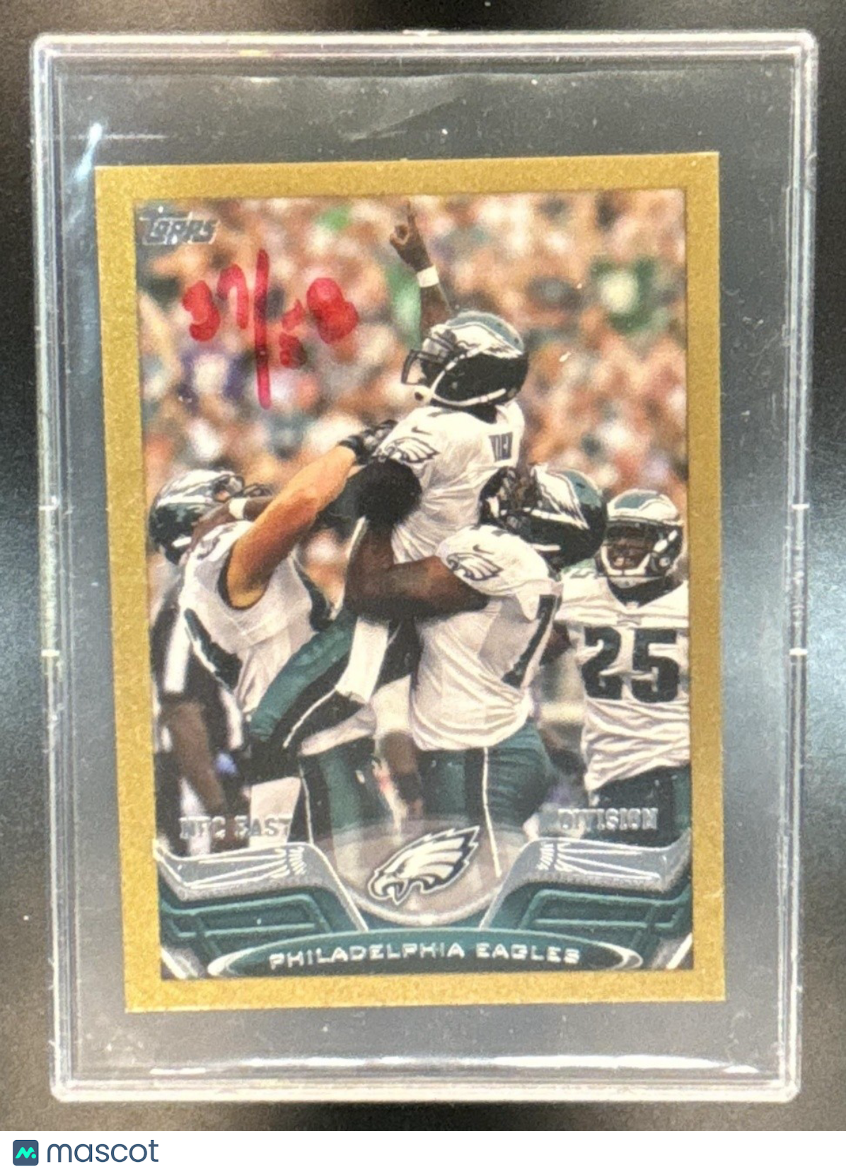 2013 Topps Mini Philadelphia Eagles Gold 37/58 #432 - Sports Cards