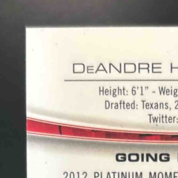 2013 Topps Platinum DeAndre Hopkins Flame Refractor #122 RC Houston Texans - Sports Cards