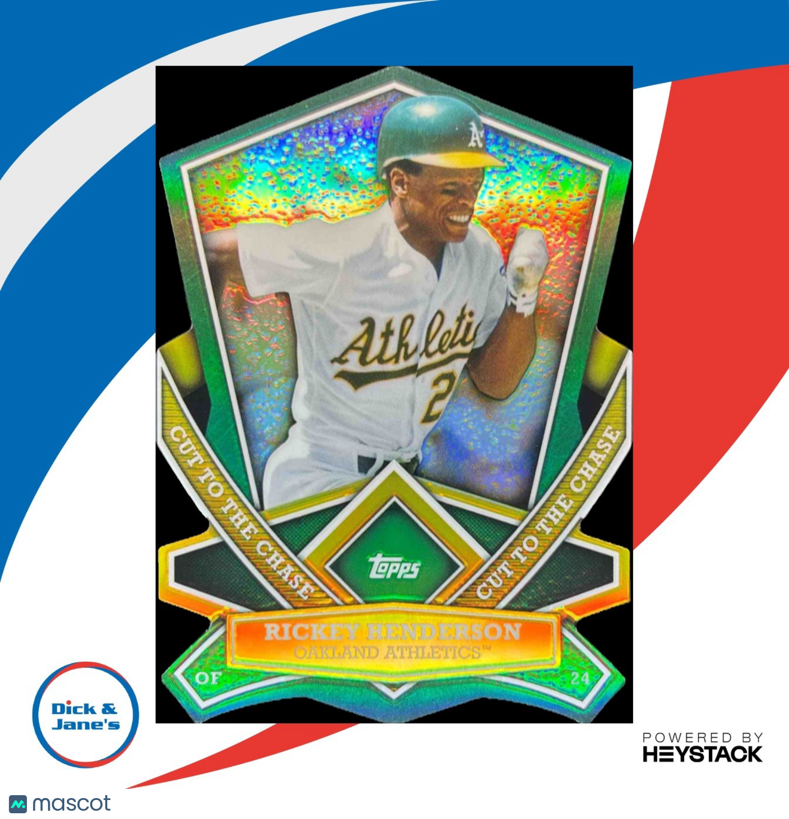 2013 Topps Rickey Henderson Cut to the Chase #CTC-30 Oakland Athletics - Sports Cards