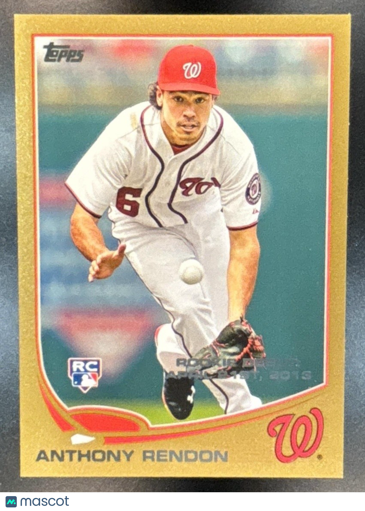 2013 Topps Update Anthony Rendon Gold /2013 #US233 RC Washington Nationals - Sports Cards