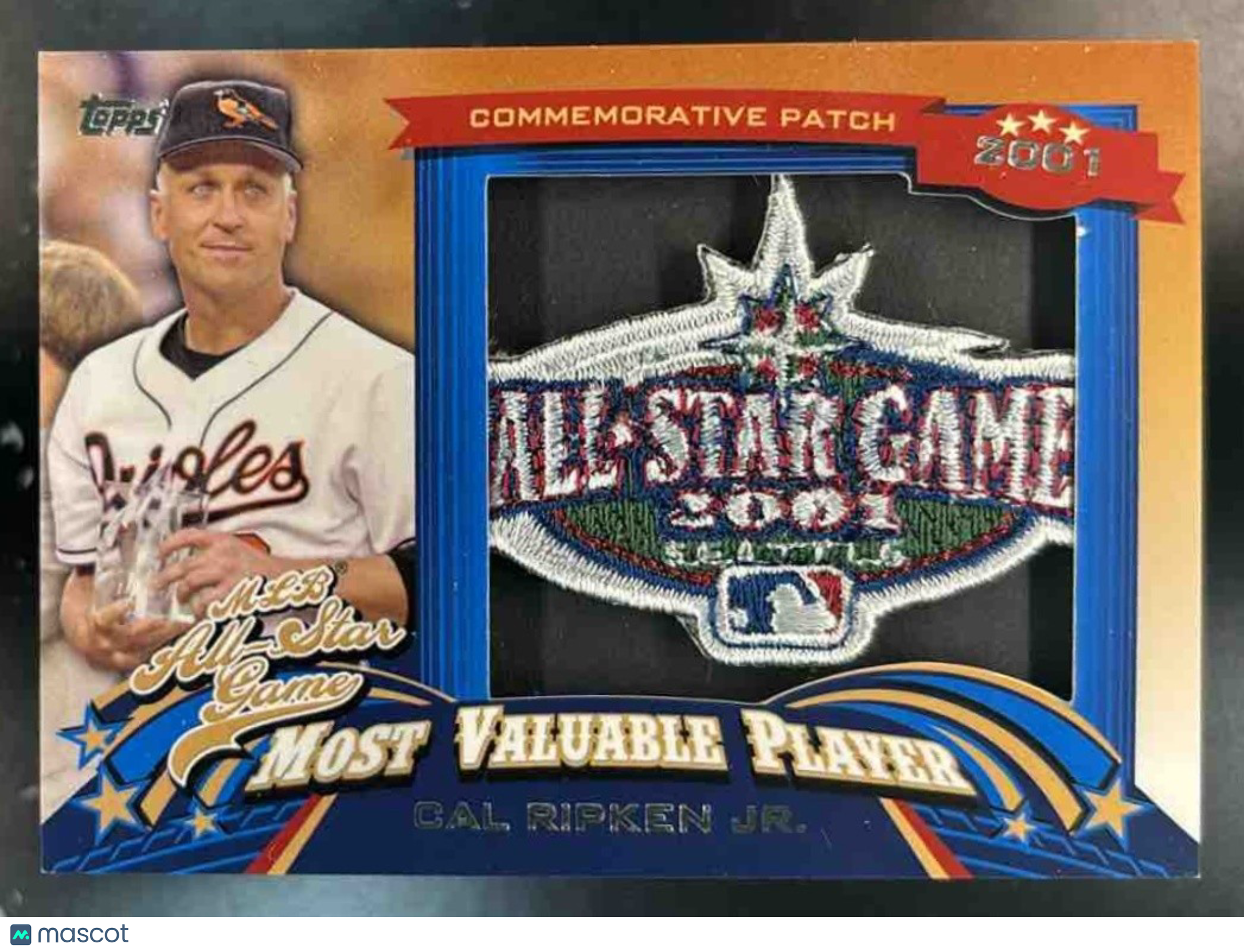 2013 Topps Update Cal Ripken Jr. All Star Game MVP Commemorative Patches Orioles - Sports Cards
