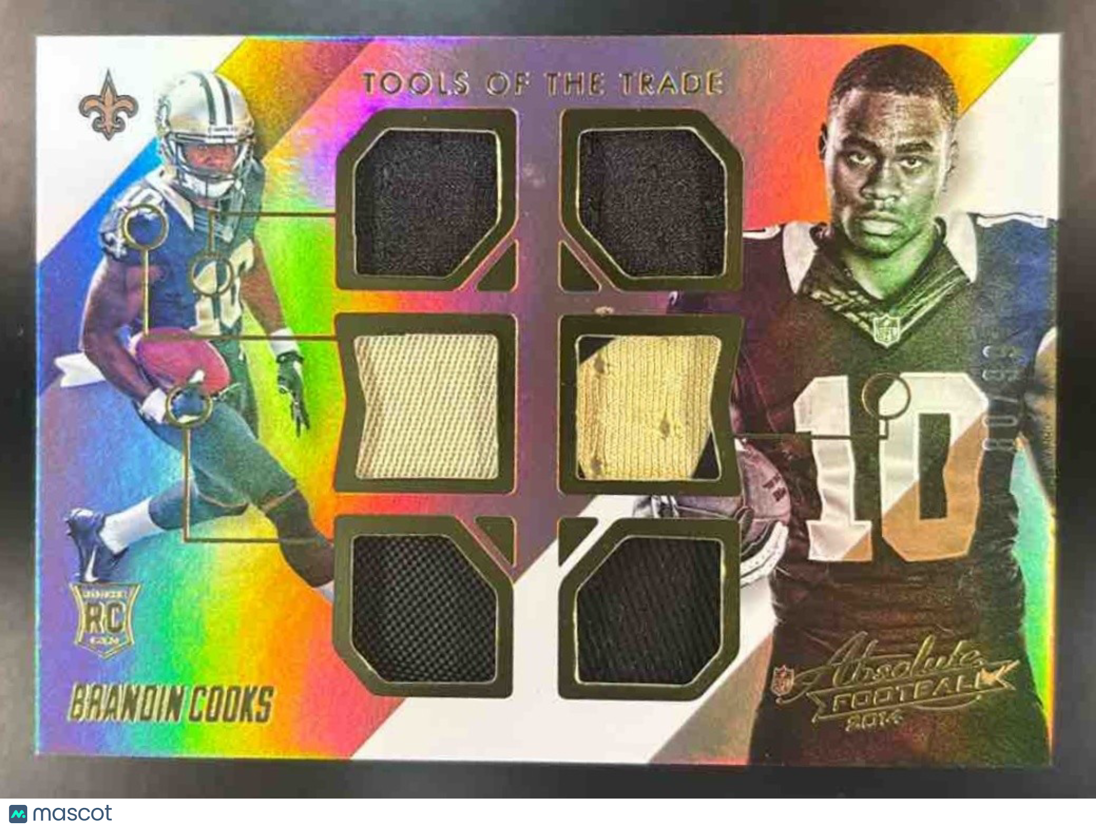 2014 Absolute Brandin Cooks Tools of the Trade Six Patch /99 RC Saints - Sports Cards