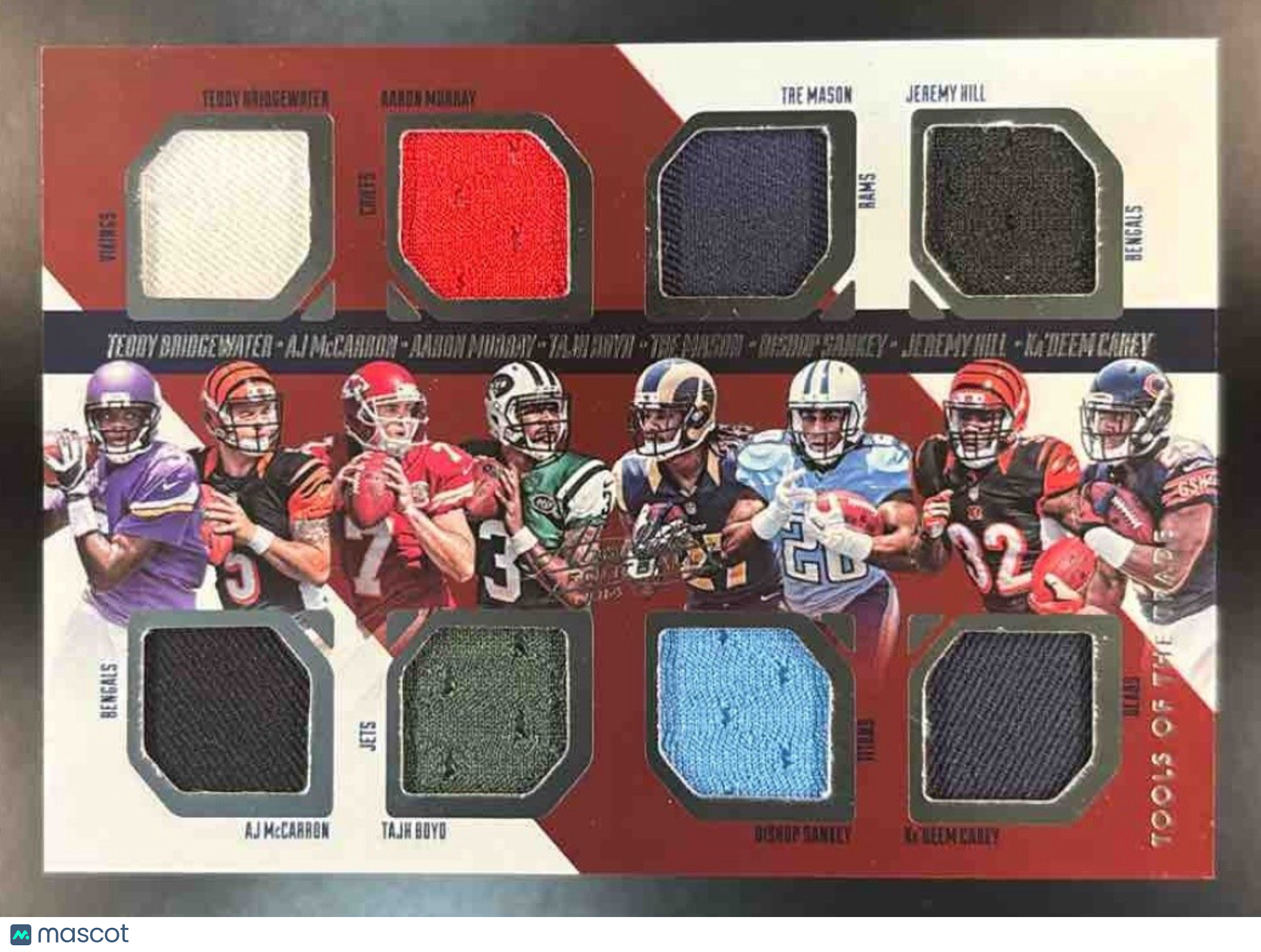 2014 Absolute Tools of the Trade Eight Player A.J. McCarron Teddy Bridgewater - Sports Cards