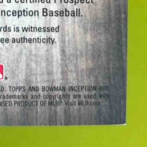 2014 Bowman Inception Carlos Correa Prospect Auto Blue 8/75 PA CC Houston Astros Sports Cards