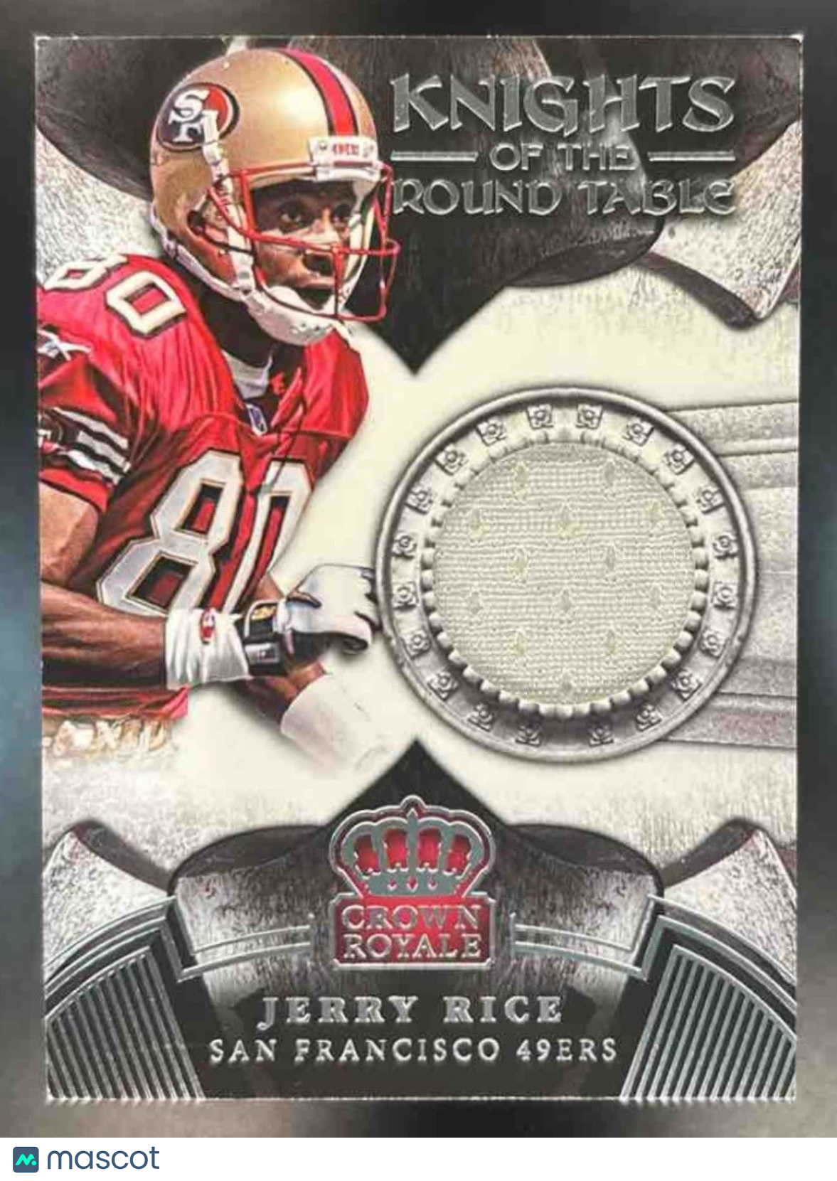 2014 Crown Royale Jerry Rice Knights of the Round Table Patch /249 49ers - Sports Cards