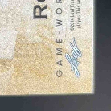2014 Leaf Q Memorabilia Autographs Silver #AMDR2 David Robinson RARE! - Sports Cards