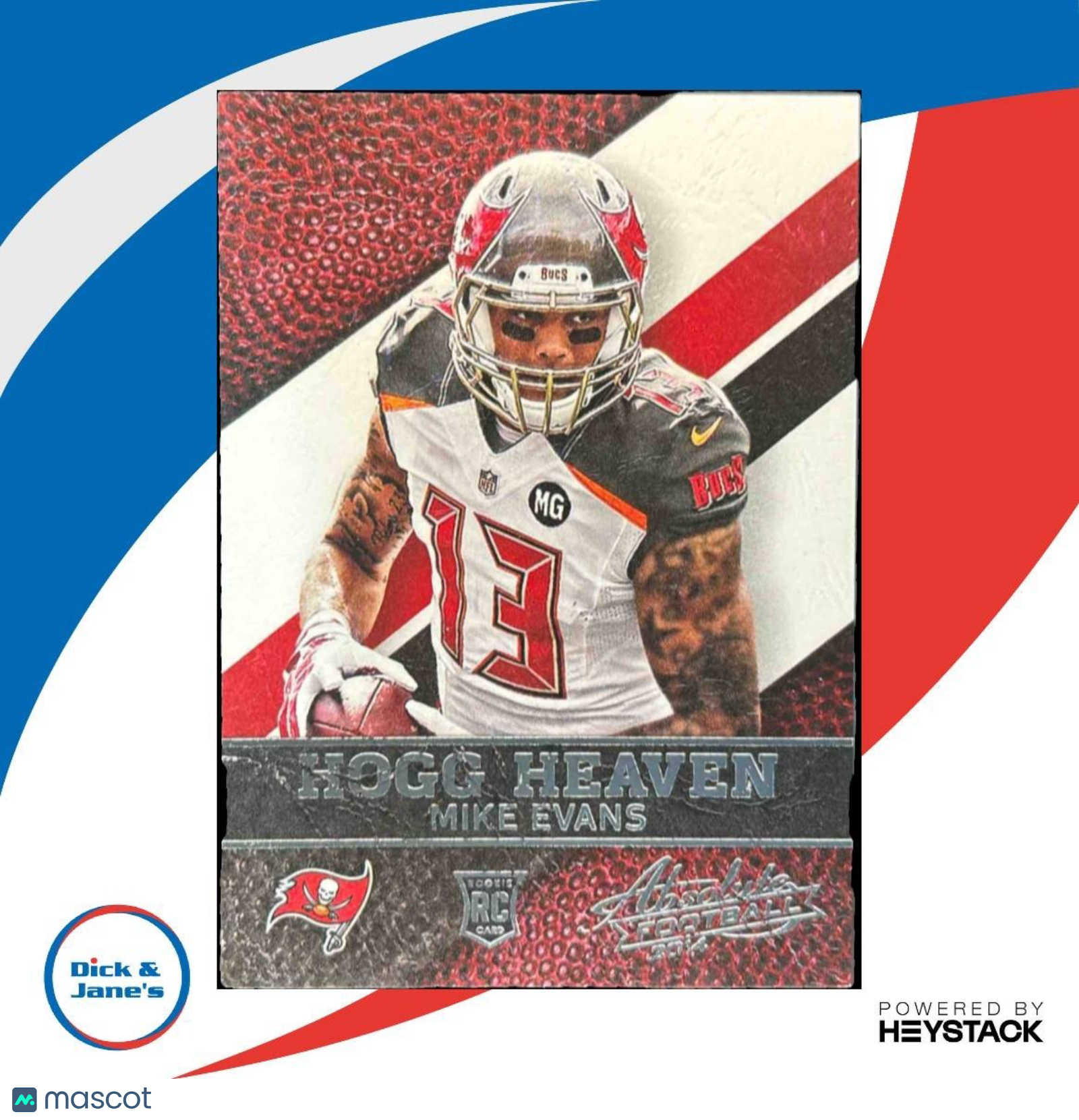 2014 Panini Absolute Mike Evans Hogg Heaven #40 RC Tampa Bay Buccaneers - Sports Cards