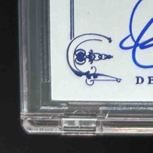 2014 Panini Hall of Fame 75th Dennis Eckersley Signatures Blue /25 #16 Auto A’s - Sports Cards