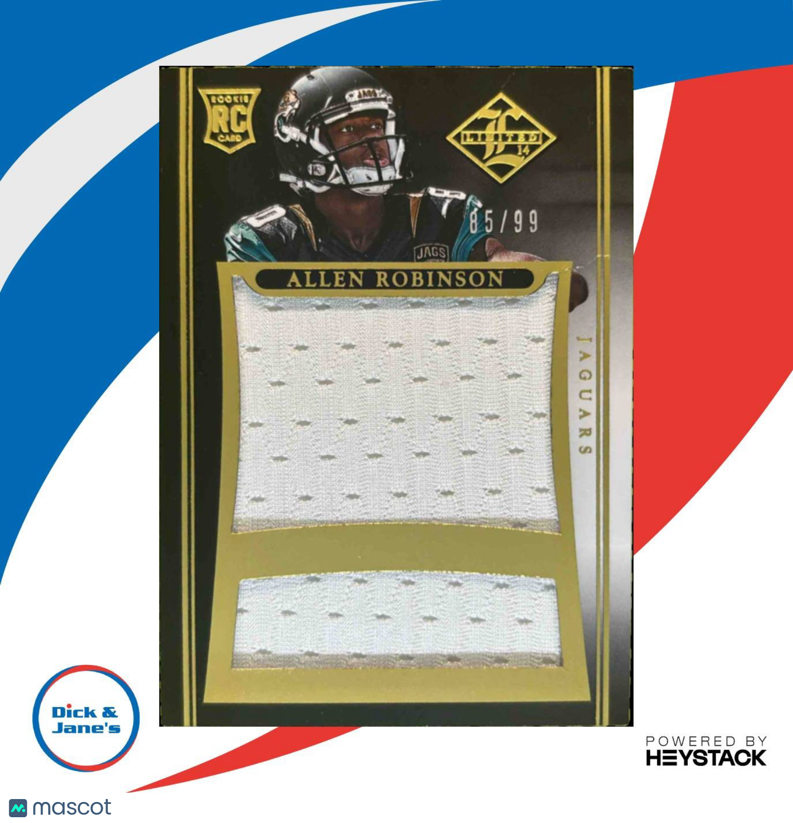 2014 Panini Limited Allen Robinson Rookie Jerseys 85/99 RC Jacksonville Jaguars - Sports Cards