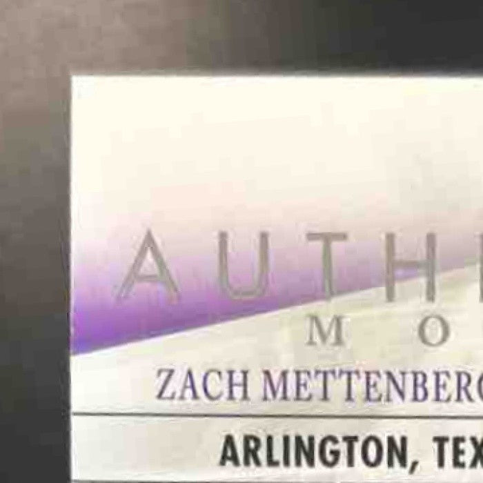 2014 SP Authentic Zach Mettenberger Auto #195 RC LSU Tigers - Sports Cards
