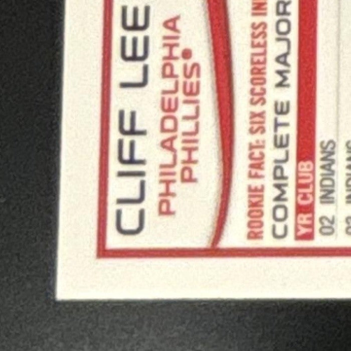 2014 Topps Chrome Cliff Lee Gold Refractor /50 #37 Philadelphia Phillies - Sports Cards