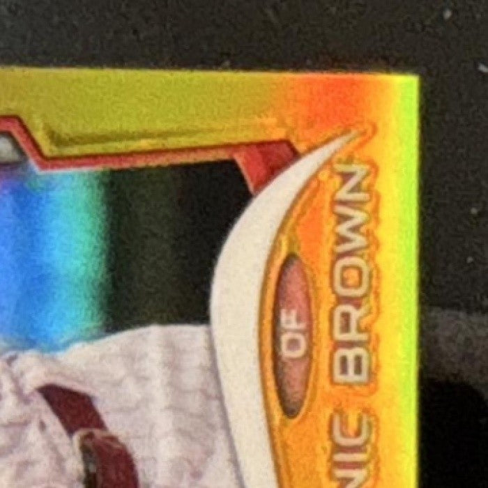 2014 Topps Chrome Domonic Brown Gold Refractor /50 #153 Philadelphia Phillies - Sports Cards
