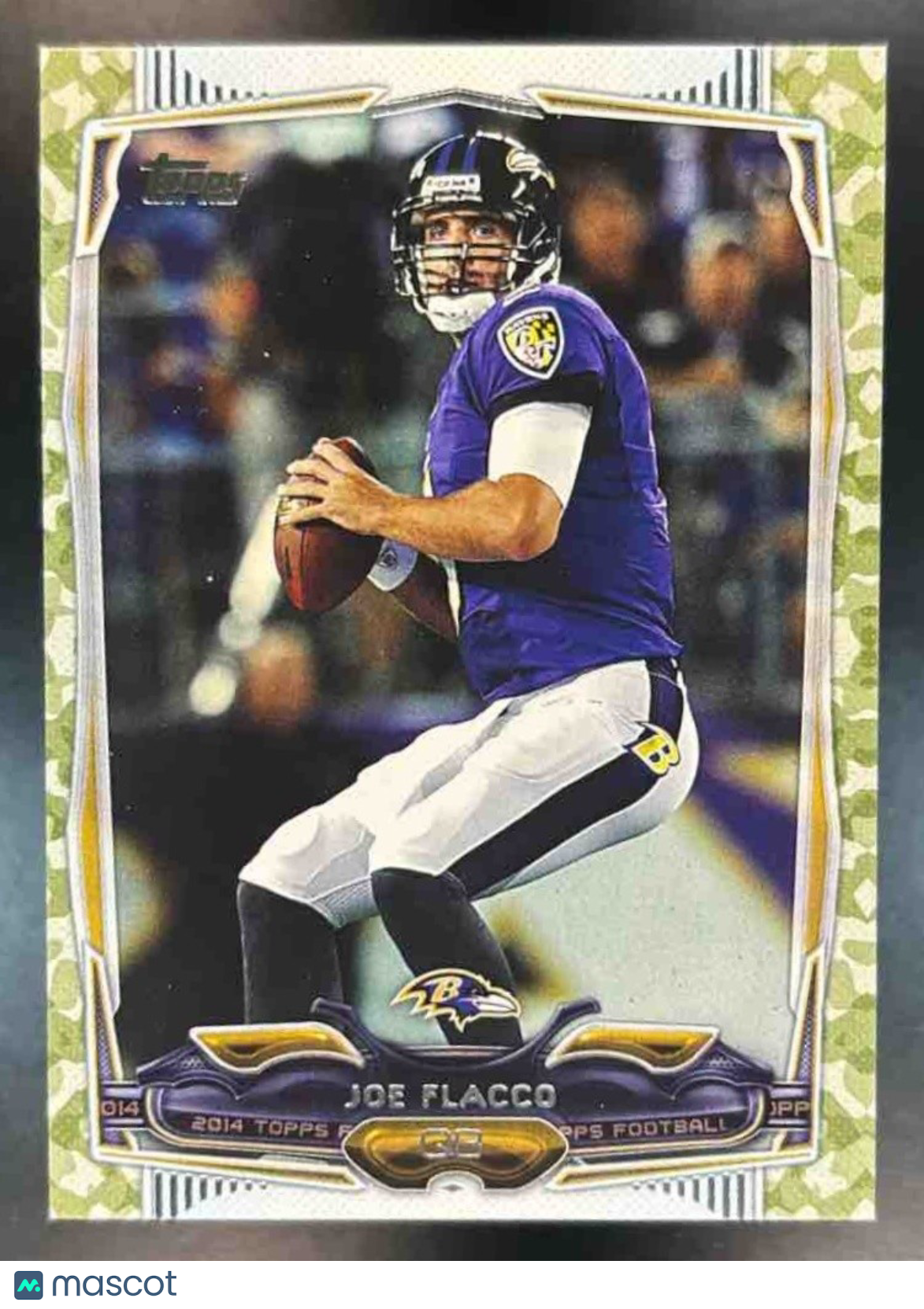 2014 Topps Joe Flacco Camo /399 #301 Baltimore Ravens - Sports Cards