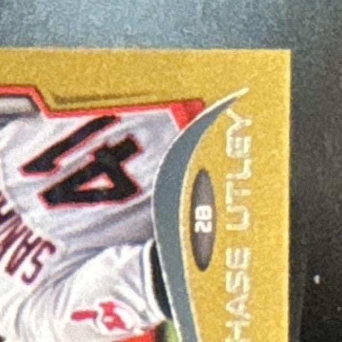 2014 Topps Mini Chase Utley Gold /63 #502 Philadelphia Phillies - Sports Cards