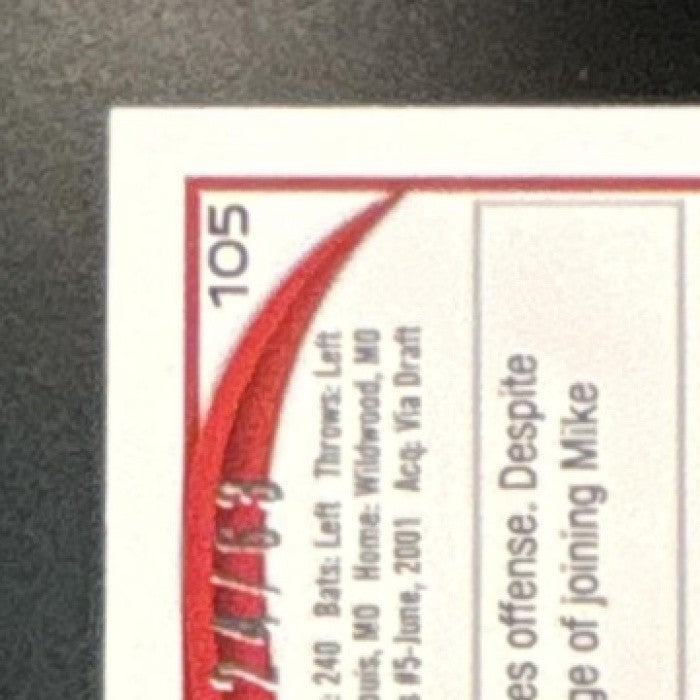 2014 Topps Mini Ryan Howard Gold /63 #105 Philadelphia Phillies - Sports Cards
