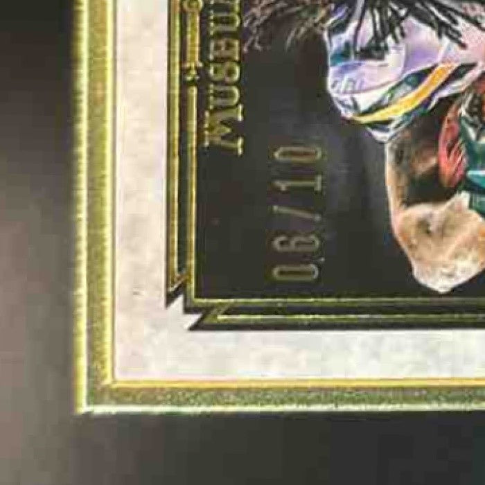 2014 Topps Museum Collection Eddie Lacy Framed Auto Gold /10 Green Bay Packers - Sports Cards