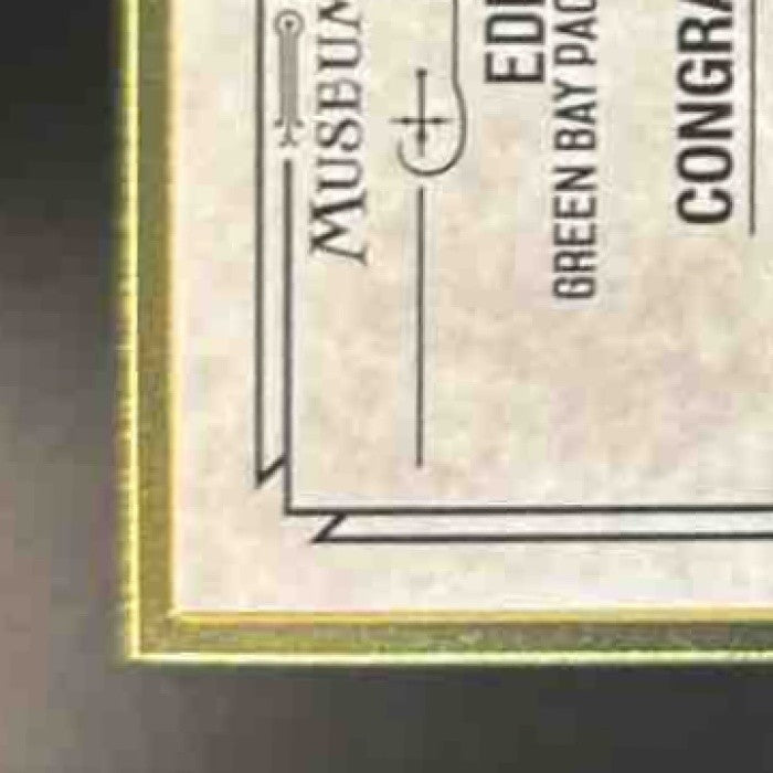 2014 Topps Museum Collection Eddie Lacy Framed Auto Gold /10 Green Bay Packers - Sports Cards