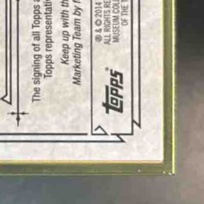 2014 Topps Museum Collection Eddie Lacy Framed Auto Gold /10 Green Bay Packers - Sports Cards
