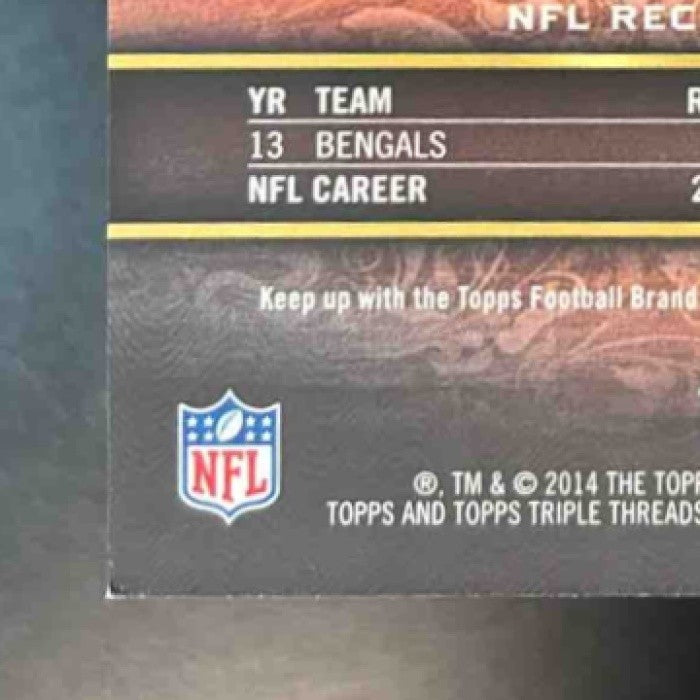 2014 Topps Triple Threads A.J. Green Emerald 78/199 #59 Cincinnati Bengals - Sports Cards
