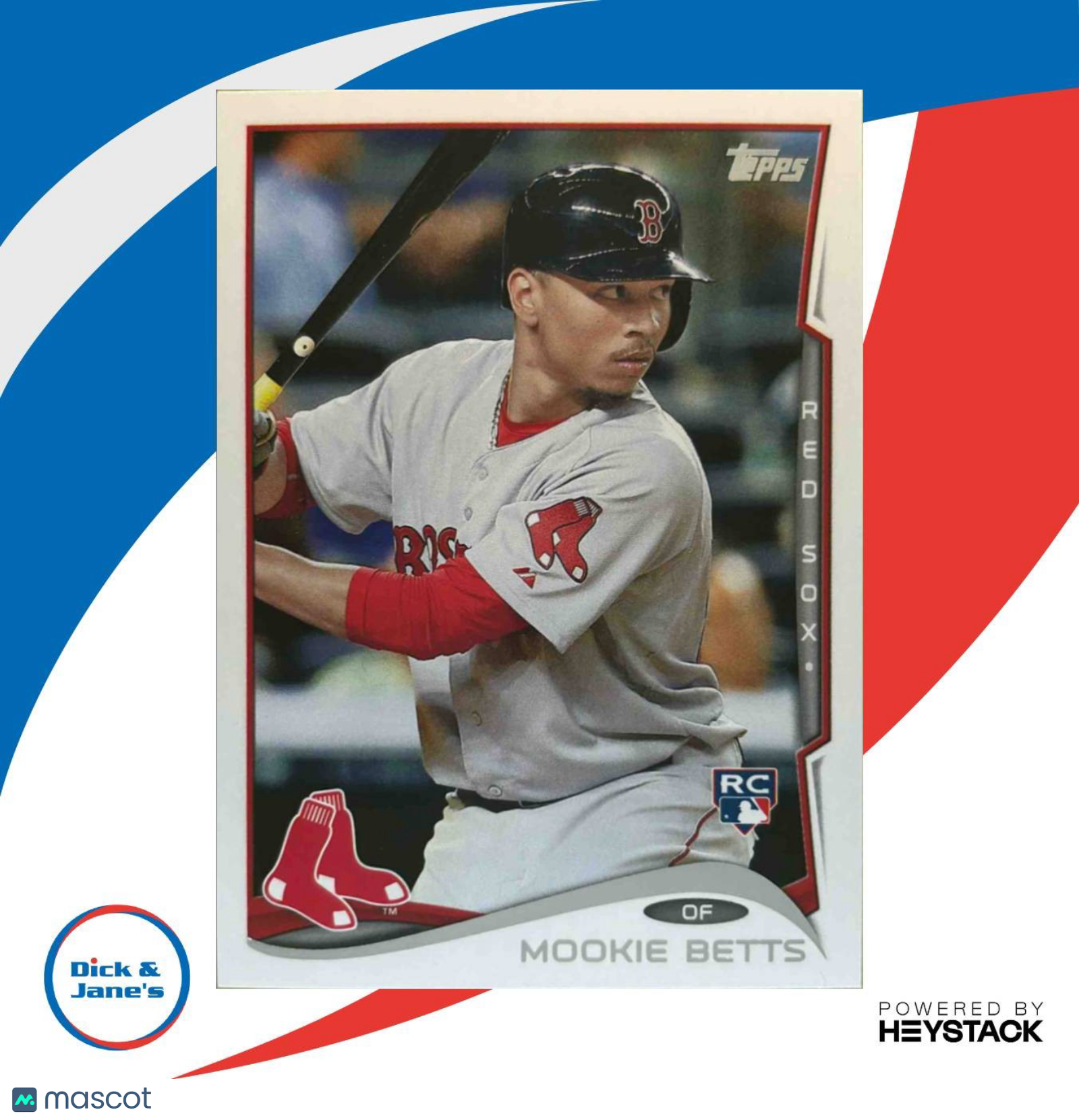 2014 Topps Update Mookie Betts #US-26 RC Boston Red Sox Rookie DJ2 - Sports Cards