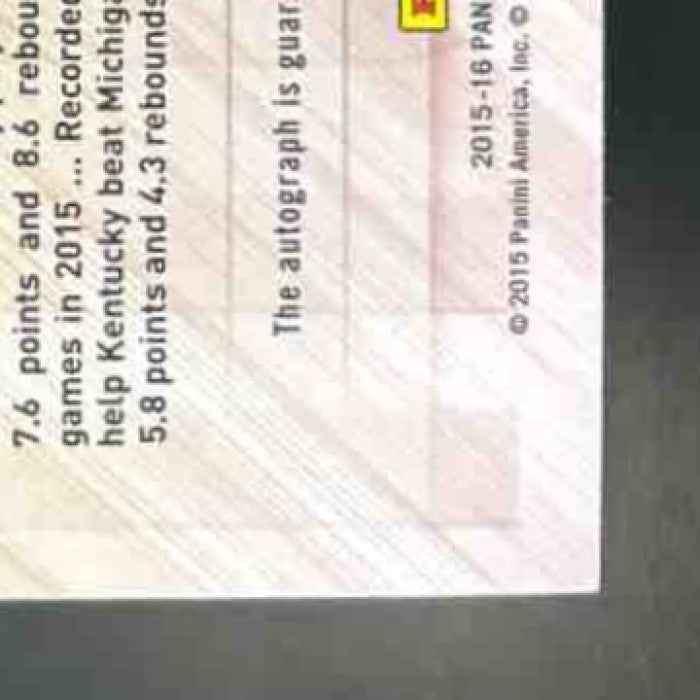 2015-16 Panini Hoops Dakari Johnson Hot Signatures RC Auto Oklahoma City Thunder - Sports Cards