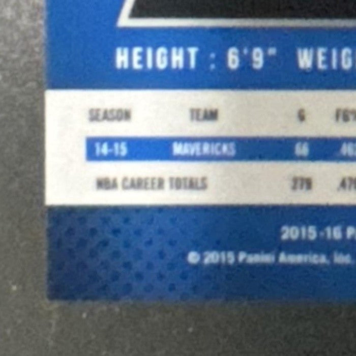 2015-16 Panini Prizm Chandler Parsons Light Blue Prizm /199 #60 Dallas Mavericks - Sports Cards