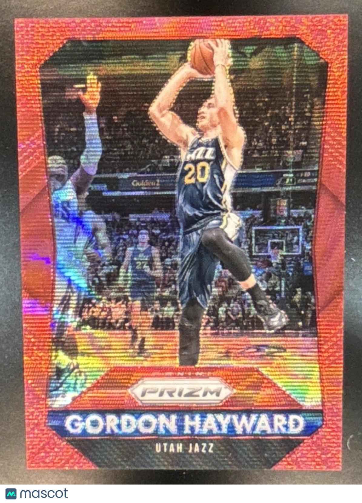 2015-16 Panini Prizm Gordon Hayward Ruby Wave Prizms /350 #171 Utah Jazz - Sports Cards