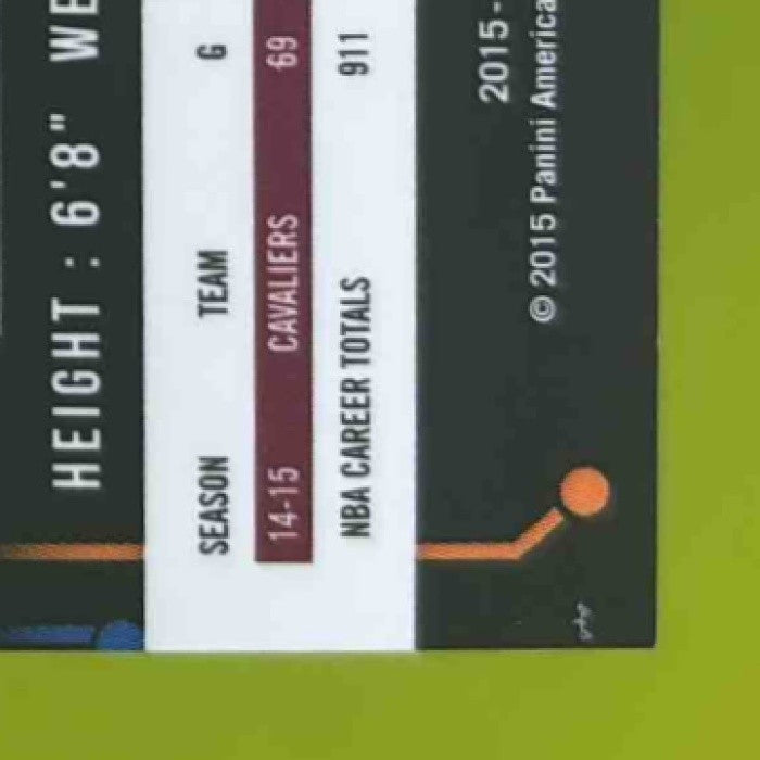 2015-16 Panini Prizm LeBron James Ruby Wave Prizms /350 #352 Cleveland Cavaliers - Sports Cards