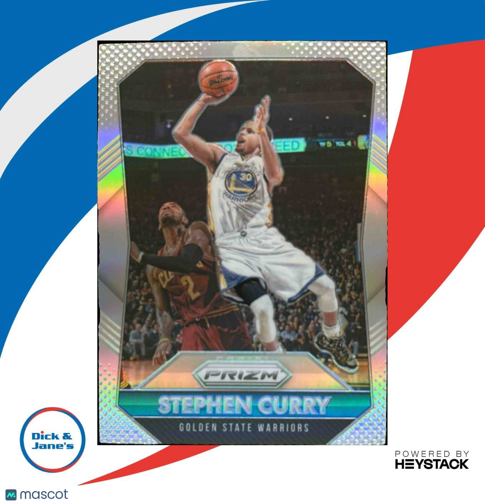 2015-16 Panini Prizm Stephen Curry Silver Prizms #170 Golden State Warriors - Sports Cards