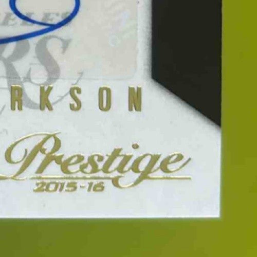 2015-16 Prestige Jordan Clarkson Distinctive Ink 70/199 Auto Los Angeles Lakers - Sports Cards