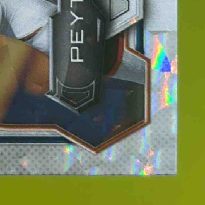 2015 Bowman Peyton Manning Veterans Rainbow Silver Ice #35 Denver Broncos - Sports Cards