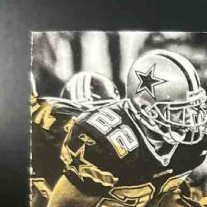 2015 Panini Black Gold Emmitt Smith Golden Ground Game /99 Dallas Cowboys - Sports Cards