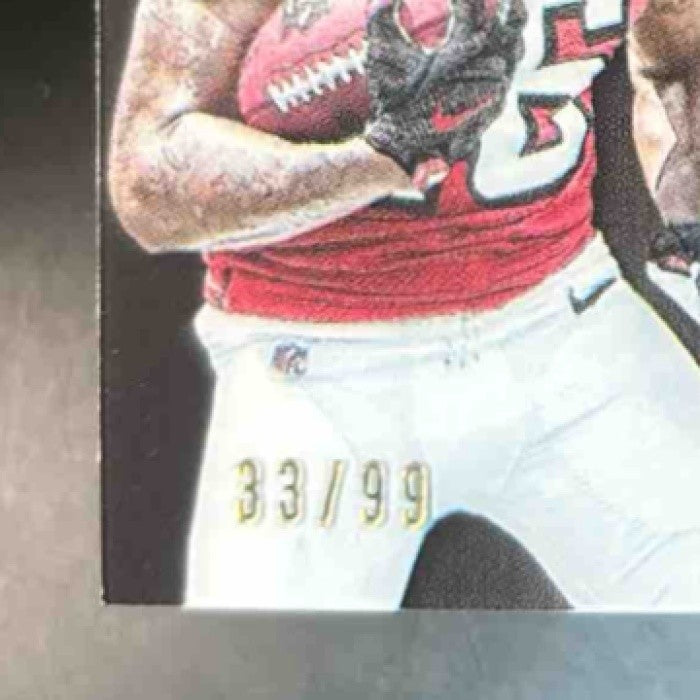 2015 Panini Black Gold Justin Hardy Metallic Marks /99 RC Auto Atlanta Falcons - Sports Cards
