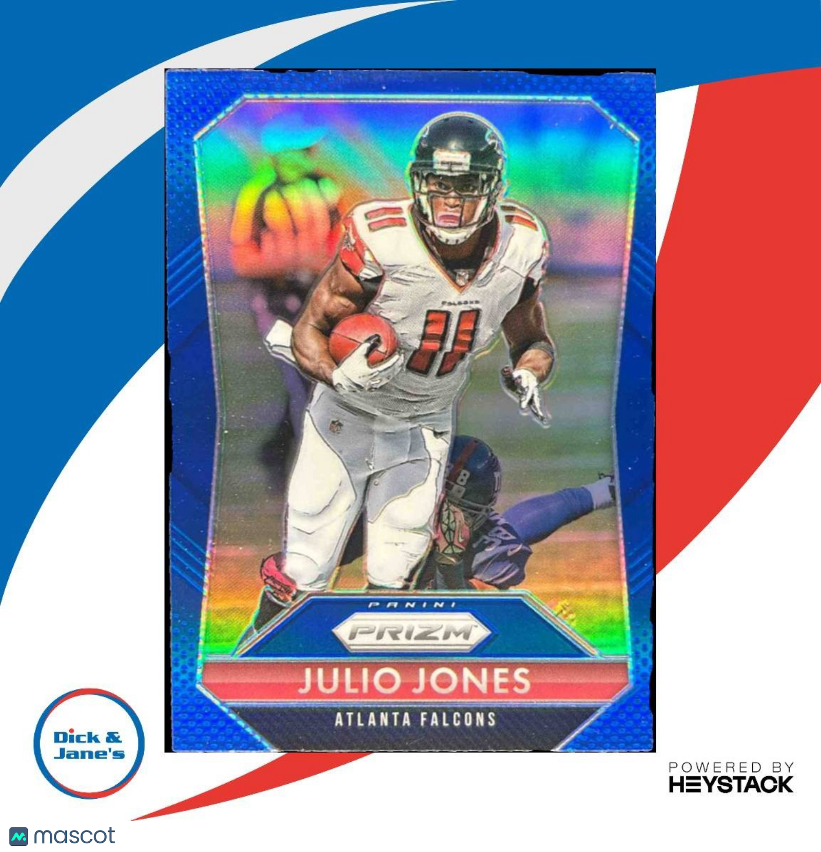2015 Panini Prizm Julio Jones Blue #120 Atlanta Falcons - Sports Cards
