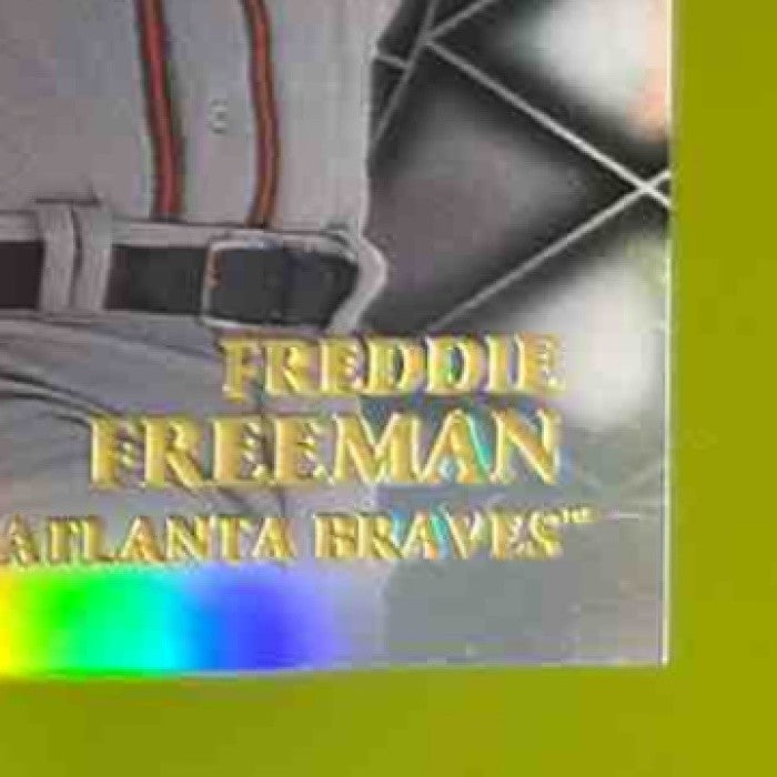 2015 Topps Tribute Freddie Freeman Relics Black 50/50 #TR-FF Atlanta Braves - Sports Cards