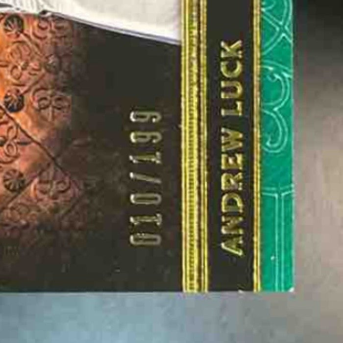 2015 Topps Triple Threads Andrew Luck Emerald 10/199 #6 Indianapolis Colts - Sports Cards