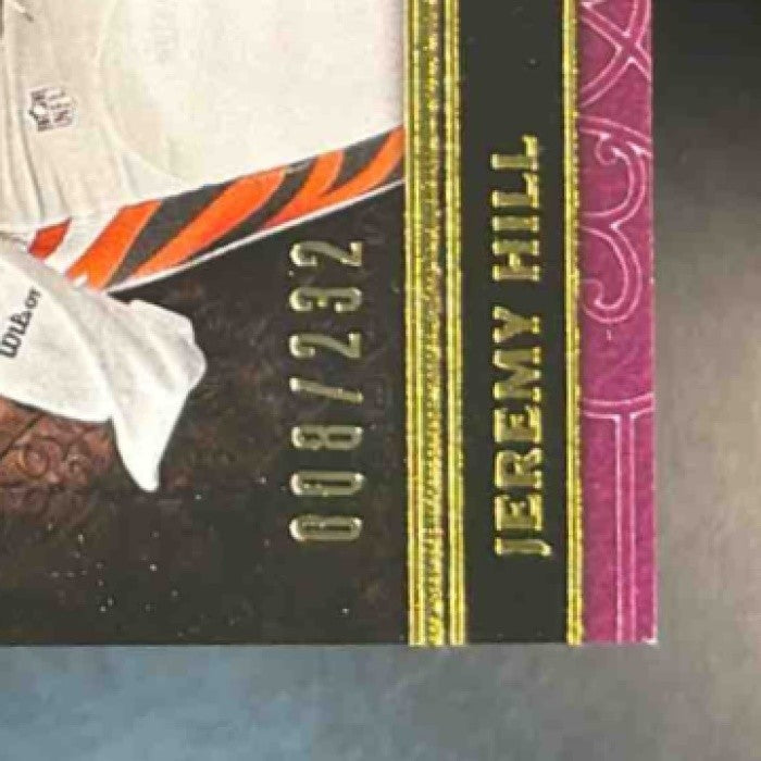 2015 Topps Triple Threads Jeremy Hill Purple 8/232 #39 Cincinnati Bengals - Sports Cards