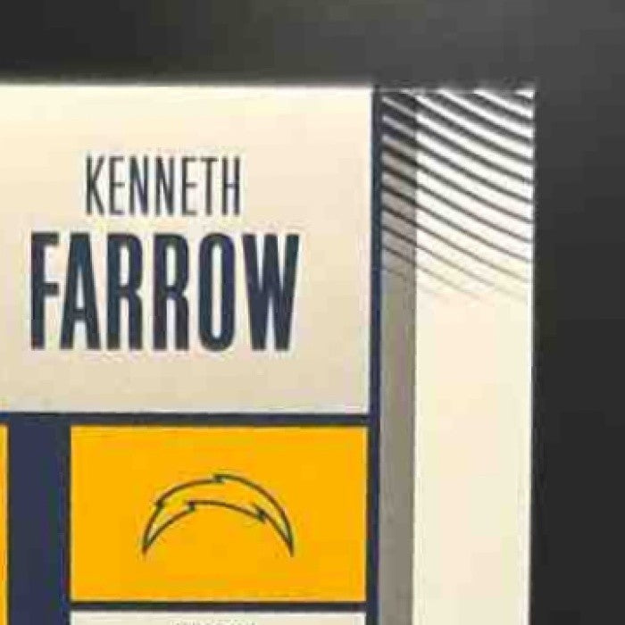 2016 Contenders Kenneth Farrow #264 RC Rookie Ticket Auto San Diego Chargers - Sports Cards