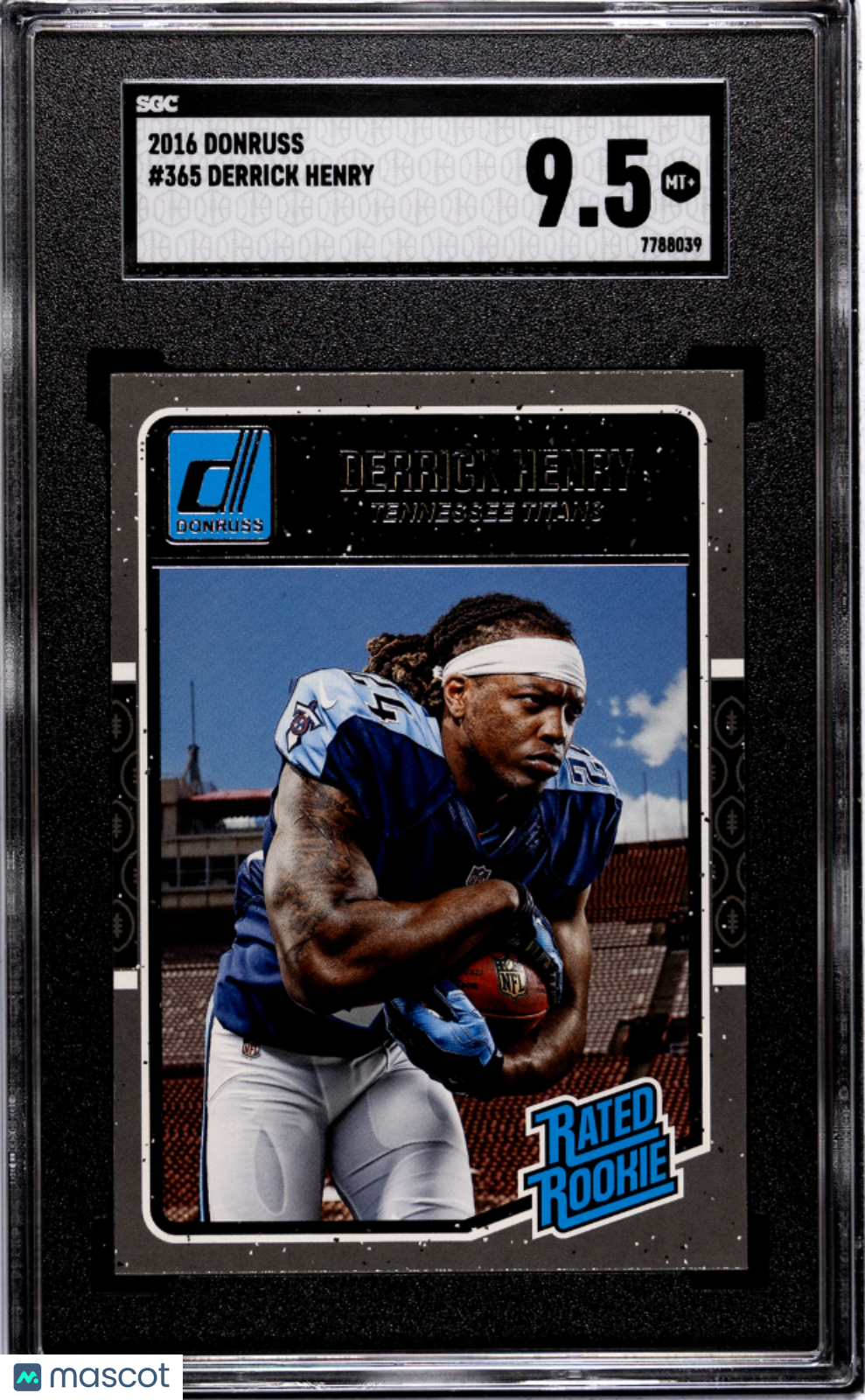 2016 Donruss Derrick Henry Rookie #365 SGC 9.5 Tennessee Titans - Graded Sports Cards
