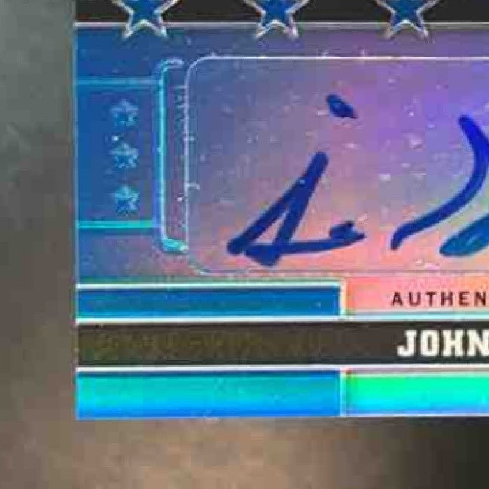 2016 Leaf Metal U.S. Army All-American Bowl John Shannon Auto Blue /50 #54 - Sports Cards
