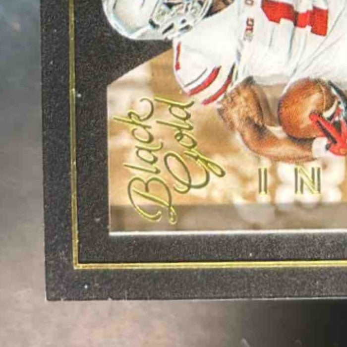 2016 Panini Black Gold Collegiate Braxton Miller Auto Patch /49 #12 RC Buckeyes - Sports Cards