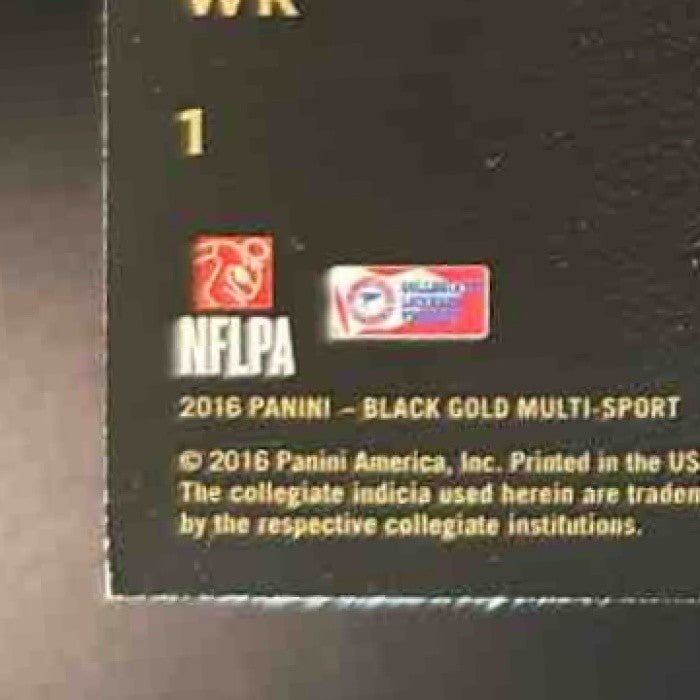2016 Panini Black Gold Collegiate Corey Coleman Rated Rookie Symbols /199 #13 RC - Sports Cards