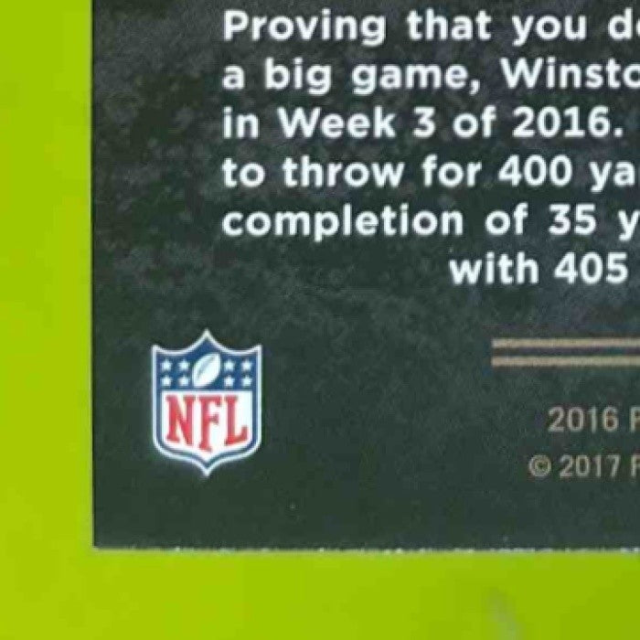 2016 Panini Black Gold Jameis Winston Golden Arms /225 Tampa Bay Buccaneers - Sports Cards