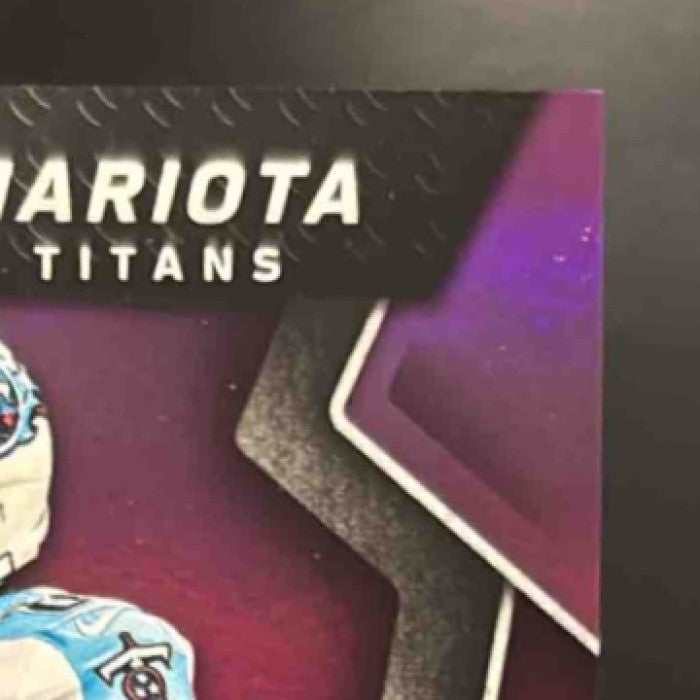 2016 Panini Certified Marcus Mariota Sunday Mirror Purple /10 Tennessee Titans - Sports Cards