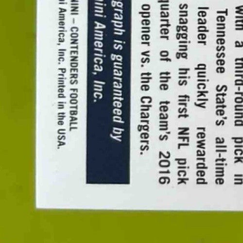 2016 Panini Contenders Kevin Byard #155 RC Rookie Ticket Auto Tennessee Titans - Sports Cards