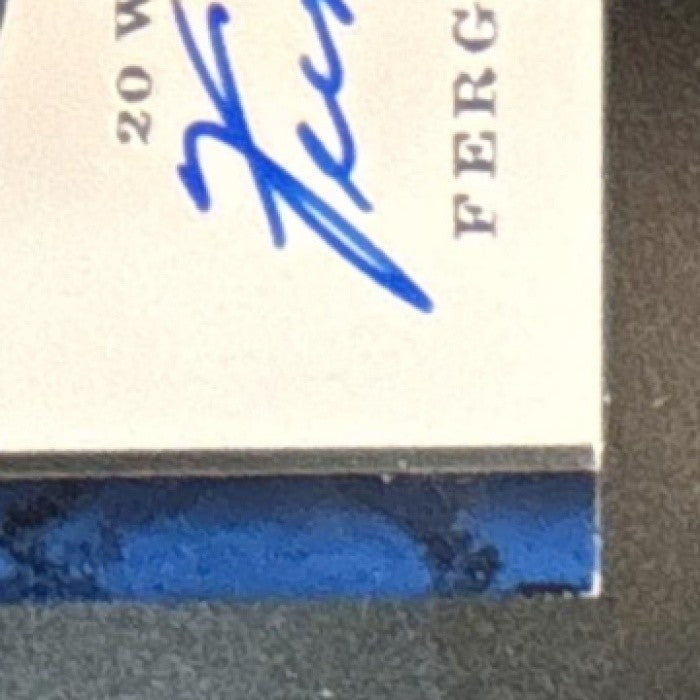 2016 Panini Pantheon Fergie Jenkins Milestone Scripts /99 Auto Chicago Cubs - Sports Cards