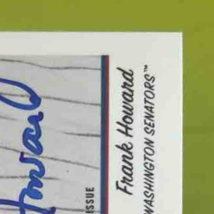 2016 Topps Archives Snapshots Frank Howard Auto /300 #AS-FH Washington Senators - Sports Cards