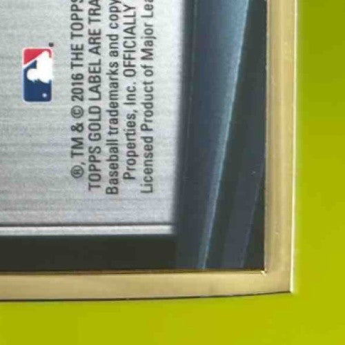 2016 Topps Gold Label Jorge Soler Framed Auto #GLFA-JSO Chicago Cubs - Sports Cards