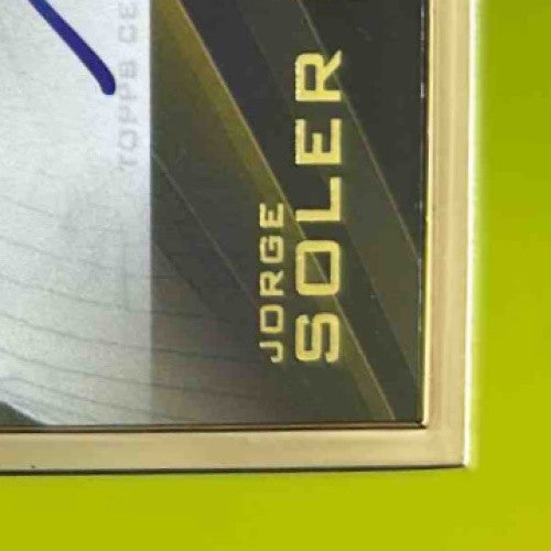 2016 Topps Gold Label Jorge Soler Framed Auto #GLFA-JSO Chicago Cubs - Sports Cards